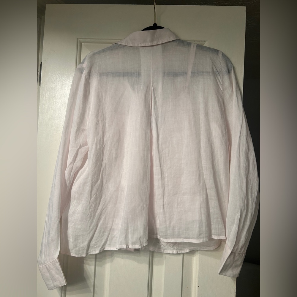 J.Crew Collection beaded button-up shirt in ramie - Picture 11 of 15